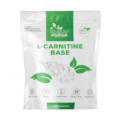 Raw Powders L-karnitino bazė (1000 mg 200 tablečių) 